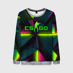 Мужской свитшот CS GO green neon