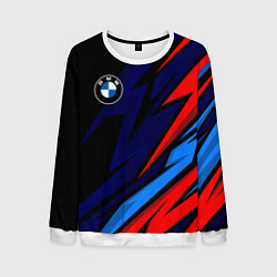 Мужской свитшот BMW - m colors and black