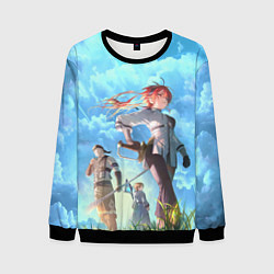 Мужской свитшот Реинкарнация безработного - персонажи