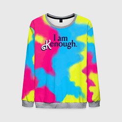 Свитшот мужской I Am Kenough Tie-Dye, цвет: 3D-меланж