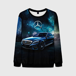Мужской свитшот Синий мерседес