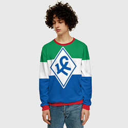 Свитшот мужской Крылья Советов - футбольный клуб, цвет: 3D-красный — фото 2