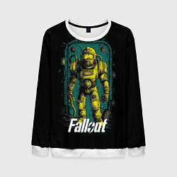 Свитшот мужской Fallout poster style, цвет: 3D-белый