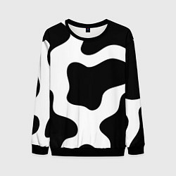 Свитшот мужской Кожа коровы, цвет: 3D-черный