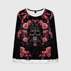 Мужской свитшот И череп и розы