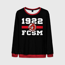 Свитшот мужской 1922 FCSM, цвет: 3D-красный