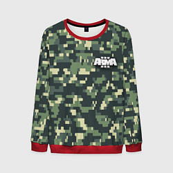 Мужской свитшот Арма 3 - зелёное хаки