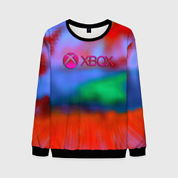 Свитшот мужской Xbox game studio neon, цвет: 3D-черный