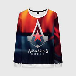Свитшот мужской Assassins Creed ussr, цвет: 3D-белый