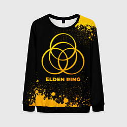 Мужской свитшот Elden Ring - gold gradient