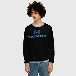 Свитшот мужской Honda sport japan, цвет: 3D-меланж — фото 2