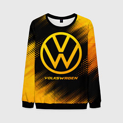 Мужской свитшот Volkswagen - gold gradient