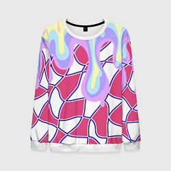 Мужской свитшот Rainbow illusion