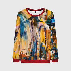 Мужской свитшот City in the mountains