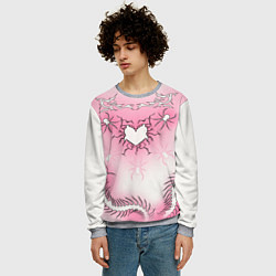 Свитшот мужской Сердце сколопендры, цвет: 3D-меланж — фото 2