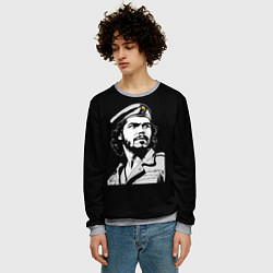 Свитшот мужской Che Guevara - Hasta La Victoria, цвет: 3D-меланж — фото 2