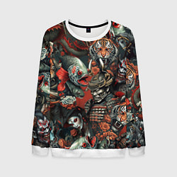 Мужской свитшот Татуировка ирезуми в японском стиле