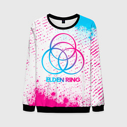 Мужской свитшот Elden Ring neon gradient style