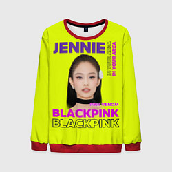 Свитшот мужской Jennie - певица Blackpink, цвет: 3D-красный