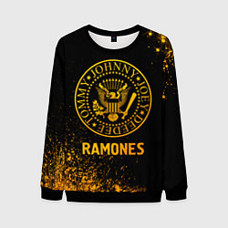 Мужской свитшот Ramones - gold gradient