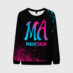 Мужской свитшот Maneskin - neon gradient