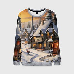 Мужской свитшот Необыкновенные приключения под новый год