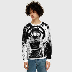 Свитшот мужской Маки из клана Зенин - manga, цвет: 3D-белый — фото 2