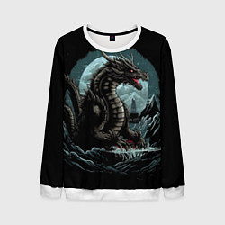 Мужской свитшот Дракон зимних ночей