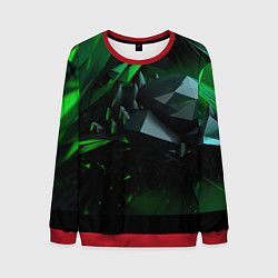 Мужской свитшот Гармония зеленого хаоса