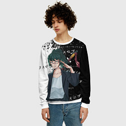 Свитшот мужской Маки дзенин из магической битвы, цвет: 3D-белый — фото 2