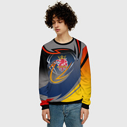 Свитшот мужской Scania логотип, цвет: 3D-черный — фото 2