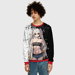 Свитшот мужской Фрирен в современном времени, цвет: 3D-красный — фото 2