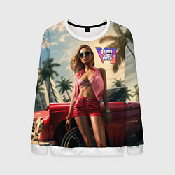 Мужской свитшот Девушка GTA 6