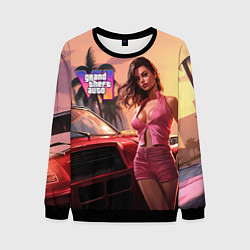 Мужской свитшот GTA 6 girl vice city