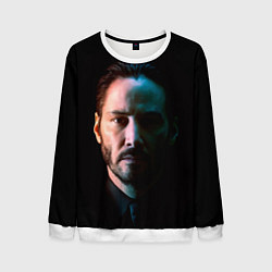 Свитшот мужской Keanu Charles Reeves, цвет: 3D-белый