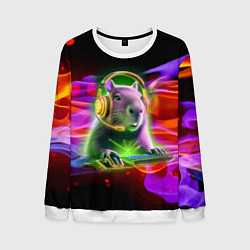 Мужской свитшот Capybara is an avid gamer