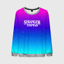 Мужской свитшот Stranger Things gradient colors