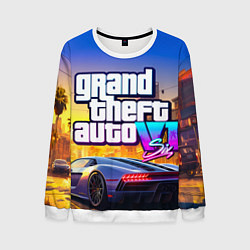 Мужской свитшот Grand theft auto 6 street vice city