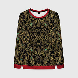 Мужской свитшот Славянский этнический орнамент с позолотой