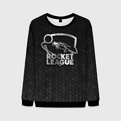 Мужской свитшот Rocket League - metal logo