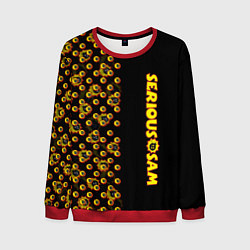Мужской свитшот Serious Sam pattern game