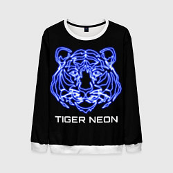 Мужской свитшот Tiger neon art