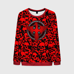 Мужской свитшот Thirty Seconds to Mars skull pattern