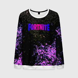 Свитшот мужской Fortnite неоновый краски, цвет: 3D-белый