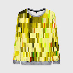 Мужской свитшот Жёлтый глитч