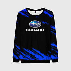 Мужской свитшот Subaru текстура авто