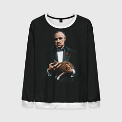 Мужской свитшот Крестный отец и кот