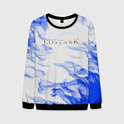 Свитшот мужской Lostark flame blue, цвет: 3D-черный