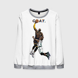 Свитшот мужской Goat 23 - LeBron James, цвет: 3D-меланж