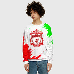 Свитшот мужской Liverpool краски спорт, цвет: 3D-белый — фото 2